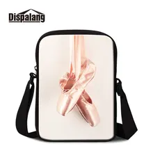 Мини-сумка-мессенджер для женщин; балетки с принтом на носке; сумки через плечо для девочек; Стильная Детская маленькая сумка для книг