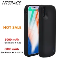 6000/5000 мАч Расширенный чехол для аккумулятора телефона для iPhone XR XS MAX портативный чехол для зарядного устройства для iPhone X Xs внешний аккумулятор