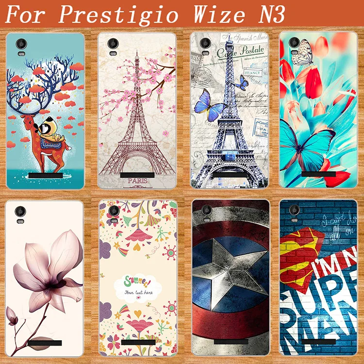 

DIY Printed Painted Newest Perfect Design Cell Phone Cover TPU SOFT Silicone Case For Prestigio Wize N3 NX3 NK3 3507 DUO