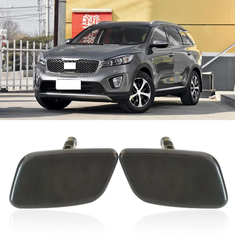 

CAPQX For Kia Sorento 2010 2011 2012 Car Left or Right Front Headlight Washer Spray Nozzle Jet Cover Cap 986802P000 986902P000