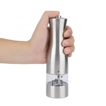 

Kitchen Stainless Steel Electric Pepper Grinder Mill for Household Use