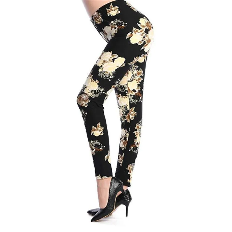 YSDNCHI Leopard Printing Leggins Women Pants 2021 Fashion Slim High Waist Elasticity Gym Fitness Sexy Push Up Leggins ribbed leggings Leggings