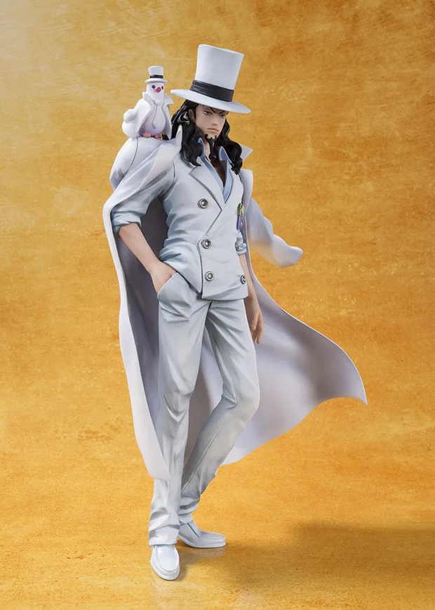 

Anime Figure 16 CM One Piece CP9 Rob Lucci Rob Rucchi Gold Ver Luffy's Enemy PVC Action Figure Toy Model Collectibles