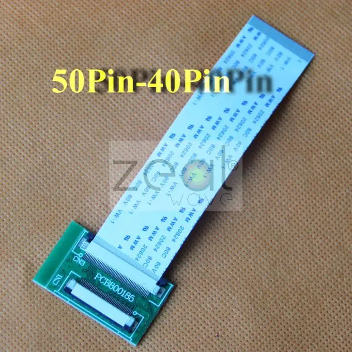 5pcs/Lot 40Pin to 50Pin ZIF 0.5mm Connector Adapter With Extension Flex
