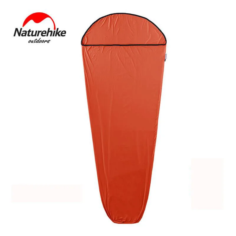 

Naturehike 400G Ultralight Mummy Waterproof Sleeping Bag Liner For Hiking 210*80CM Outdoor Camping Accessories NH17N002-D