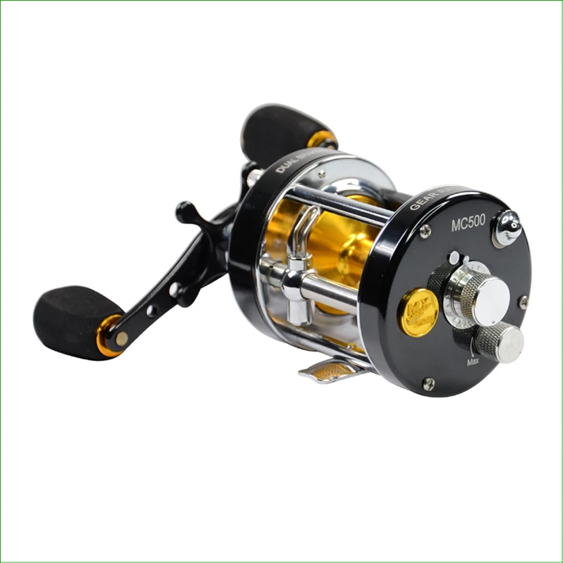 FMC trolling reel,baitcast reel 6061 AL.Dual Brake System Centrifugal