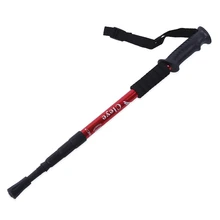 Cleye 4 шарнир Классический анти-шок прямой хвостовик альпеншток(красная прямая ручка