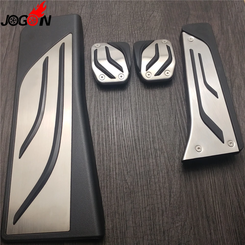

No Drilling AT & MT For BMW 5 Series F10 F11 F07 520i 528i 535d 550i Fuel Gas Brake Clutch Foot Rest Pedal Pad Cover Replace