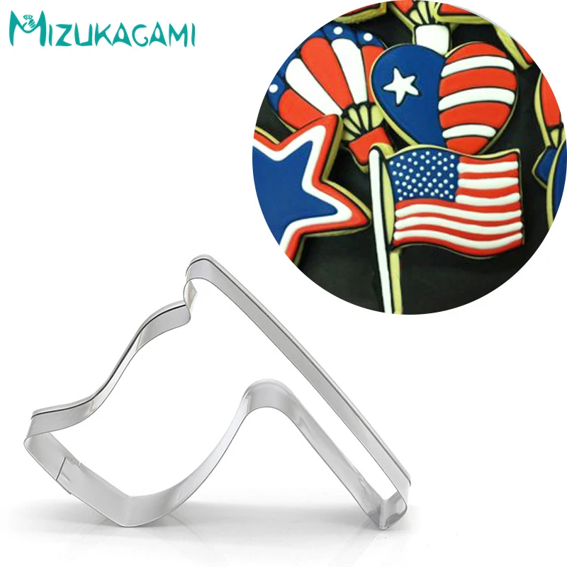 

Cookie Cutters Stainless Steel Mold Flag Shape Fondant Cake Tool DIY Kitchen Baking Tools MS-00265