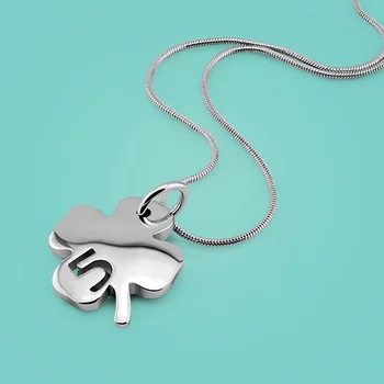 

Fashion 925 sterling silver necklace,classic A clover pendant design,concise style Girls silver necklace,Solid silver chain 43cm