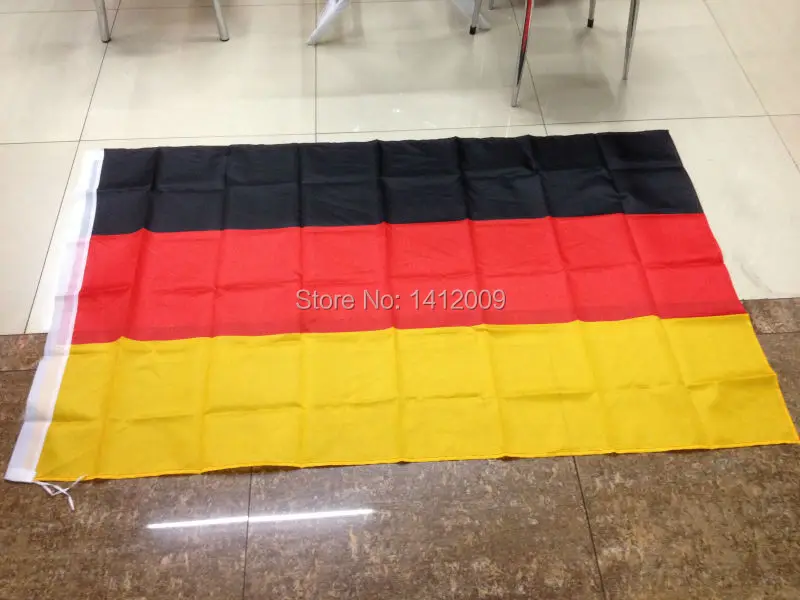 Германия Бесплатная доставка 90*150 см висящий Национальный флаг