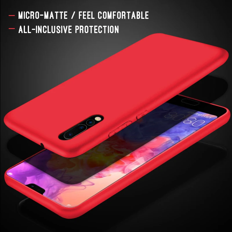 Soft Matte Case For Huawei Mate 20 10 P20 P30 Pro Nova4 P Smart Y9 2019 Cover Honor 8X MAX 9Lite V9 Play 9i 6C |