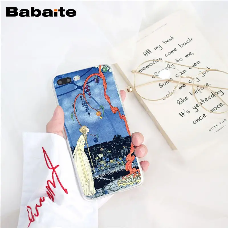 Babaite художественный плакат ALPHONSE MUCHA Тонкий чехол для телефона для iphone 11 Pro 11Pro Max X XS MAX 6 6s 7 7plus 8 8Plus 5 5S SE XR