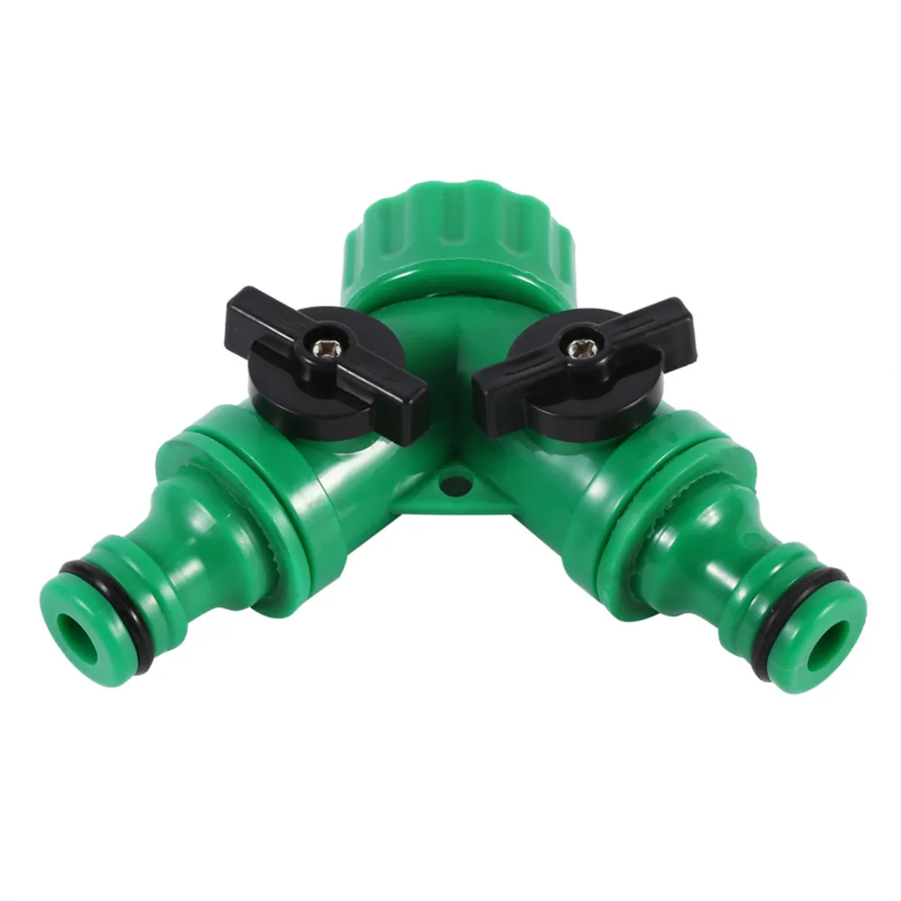 Plastic Hose Pipe Tool 2 Way Adapter Y Connector Adaptor Switch Garden