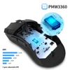 Игровая мышь Delux M625 PMW3360, 12000DPI 12000FPS, 7 кнопок, RGB подсветка, оптические проводные мыши с клавишей Fire для FPS Gamer ► Фото 3/6