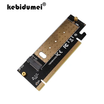 

kebidumei New M.2 NVMe SSD Adapter M2 to PCIE 3.0 X16 Controller Card M Key Interface Support PCI Express 3.0 x4 2230-2280 Size