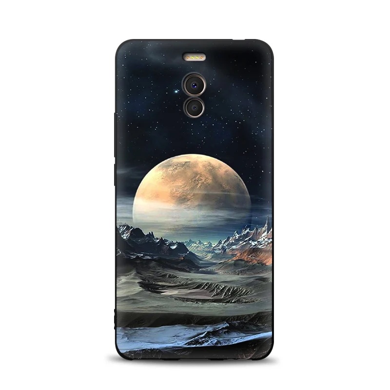 JURCHEN Soft Tpu Back Cover For Meizu M6 Note Case Silicone Matte Exquisite Print Phone Case For Meizu M6 Note Case Meizy Note 6 cases for meizu black Cases For Meizu