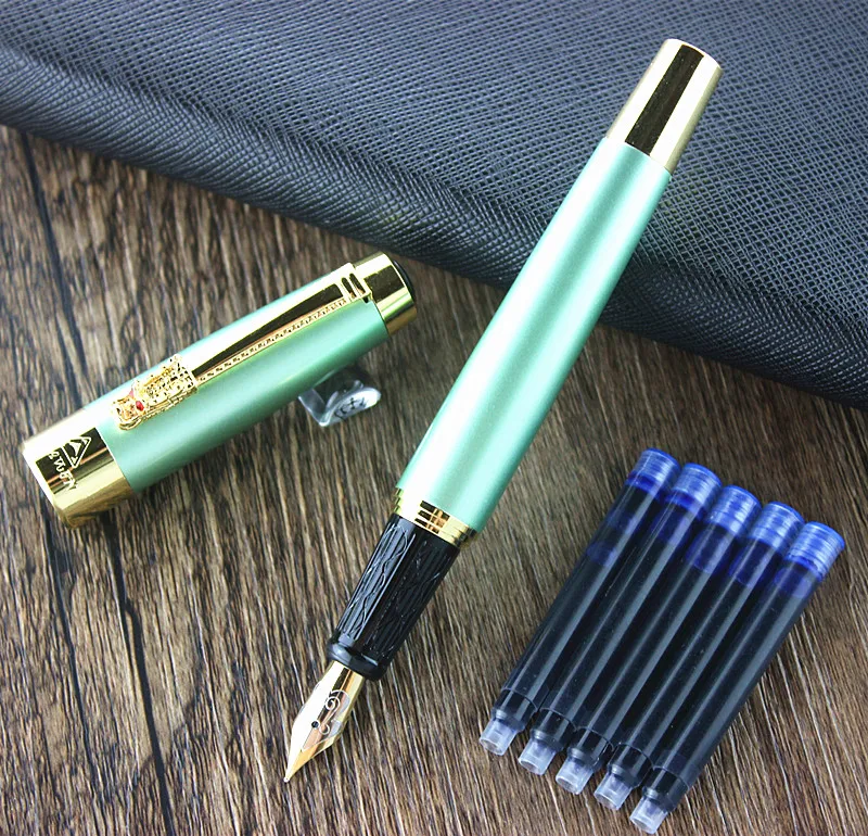 high quality metal fountain pen for writing school office stationery