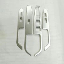 Interni Per Hyundai Elantra 2016 2017 ABS Porta Interna Bracciolo Finestra Interruttore Ascensore Pulsante di Copertura Trim 4 pz/set