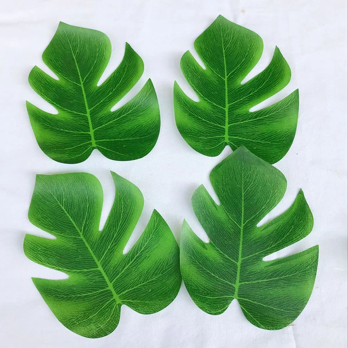30 шт. 8 дюймов моделирование черепаха лист набор зеленый лист Гавайи свадебные украшения стола вечерние принадлежности