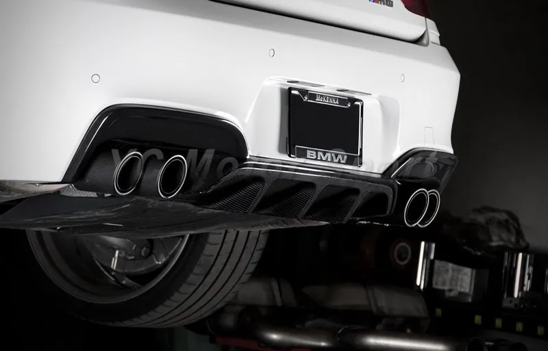 2012-2014 BMW 6 Series F06 F12 F13  M6 Arkym Style  Rear Lip with M Performance Style Diffuser CF (10)