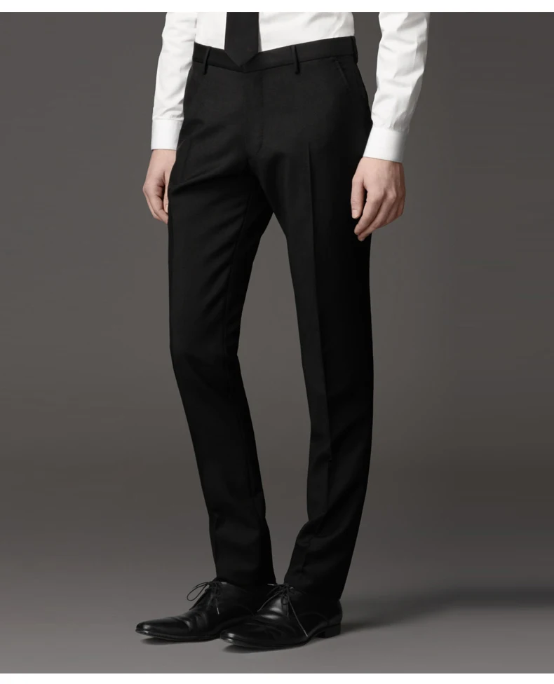 Custom Made Business Suit Best Man Suit Wedding Suits Groom Tuxedos Slim Fit for Men Classic Blazer Men 2 Pieces (Jacket+Pants)