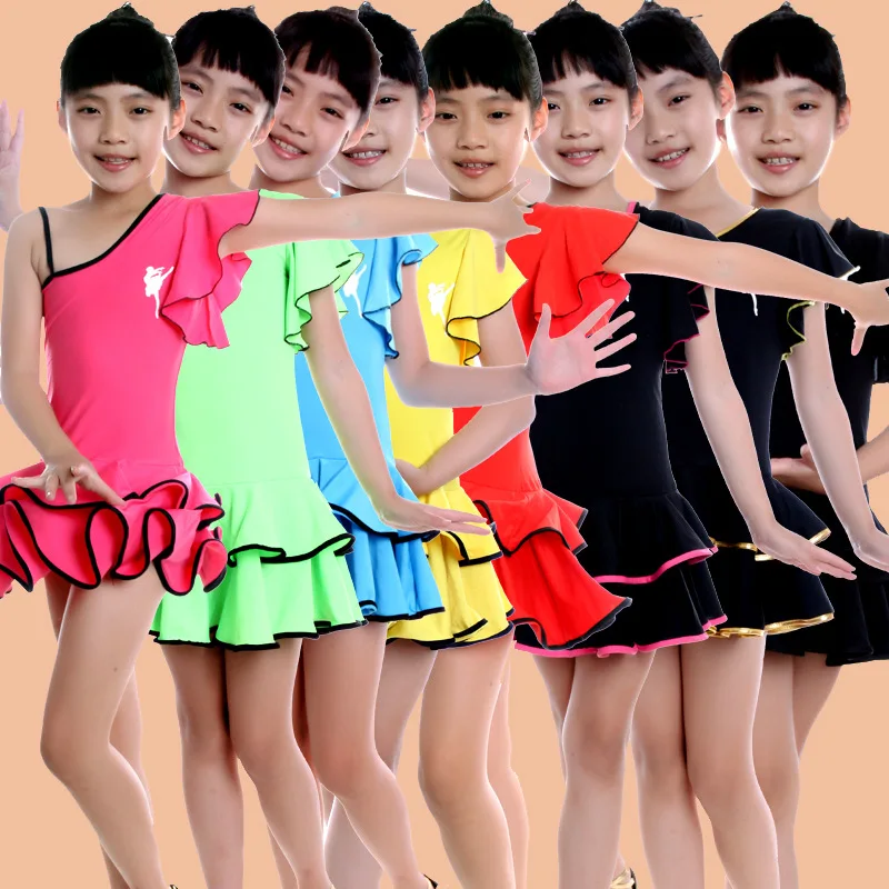 3 13 Years Old Children Dancing Clothing Girl Kids Leotard Latin Dance