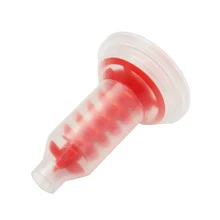 50 шт./упак. Стоматологическое динамическое впечатление смешивания совет впечатление материал дантиста кремния резиновая головка подходит для ESPE Pentamix машина