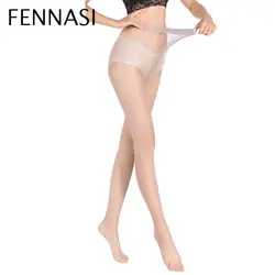 FENNASI Т-crotch тонкие женские бесшовные колготки 4 стиль Очаровательная 2D нейлон Ladiese колготки прозрачные компрессионные чулки
