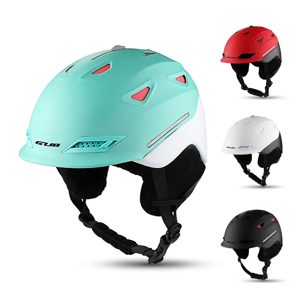 

GUB Cycling Helmet Outdoor Winter Windproof Cycling Skiing Snowboard Safety Helmet Adjustable Ventilation Snow Sport Helmet