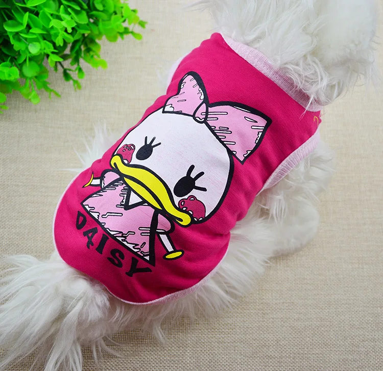 Летняя рубашка для собак Одежда для маленьких собак Щенок Топы кошка пальто XS-XXL одежда для домашних животных Товары для домашних животных маленькая одежда для домашних животных