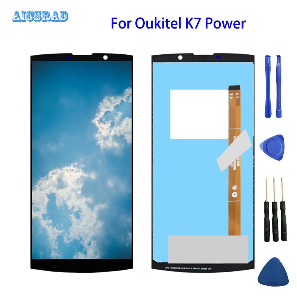 Для 6,0 дюймов OUKITEL K7 POWER ЖК-дисплей+ сенсорный экран протестированный ЖК-дигитайзер стеклянная панель Замена для K 7 PRO