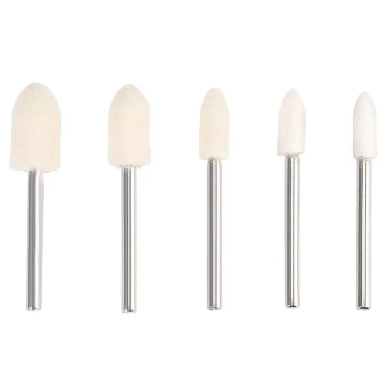 BMBY-1/8-inch Shank Wool Felt Mandrel Mounted Grinding Polishing Tool 100 in 1 Set