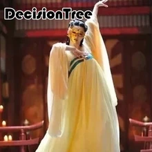 Традиционный китайский народный танец платье Китайская фея косплей костюмы ханьфу одежда для женщин традиционное китайское платье одежда