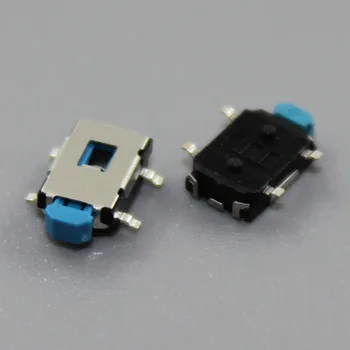

High quality large turtle side by side 4x7 SMD Tact switch button switch 4 feet blue head