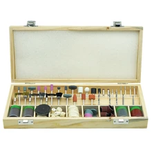 200 шт./компл. абразивный инструмент мини деревянная коробка роторный инструмент набор аксессуаров для инструмента Dremel набор шлифовальных аксессуаров