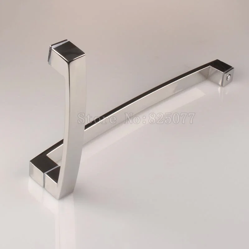 1Pair C C425*225mm Bathroom door L handle stainless steel polish