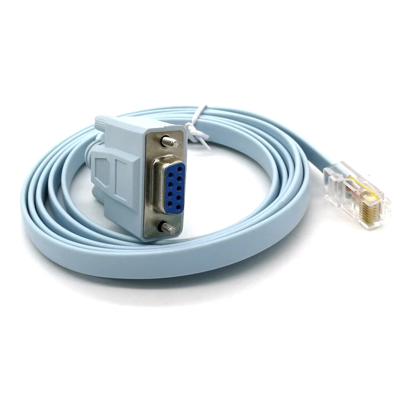 1 5 м RS232 DB9 к RJ45 Cat5 Ethernet адаптер кабель для сети маршрутизатора|db9 to rj45|rs232 db9adapter cable |