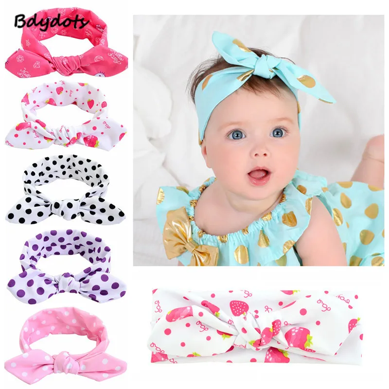 1 шт. детская эластичная повязка на голову в горошек|hair band|hair accessorieshair accessories children |