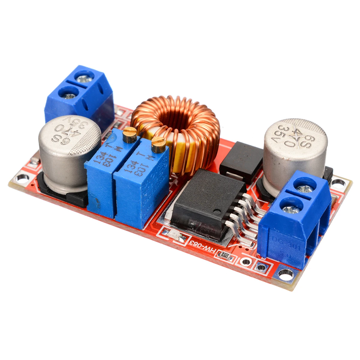 1pc 5A DC-DC Battery Step down Charging Board Module Adjustable Constant Current Voltage Regulator Buck Step Down Converter