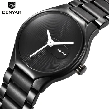 

BENAYR Women Full steel Waterproof Simple Watches Casual Quartz Watch Women Brand lovers' watch montre femme relogio feminino