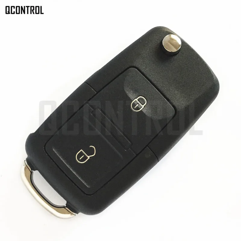 QCONTROL ПЗ 1J0 959 753 дистанционного ключи для сиденья/Леон/Толедо 1J0959753A/5FA8137-00 1999 2000 2001 HU66 необработанное лезвие