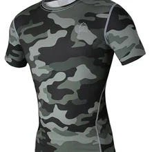 Мужские плотно облегающие базовый слой кожи беговые фитнес-упражнения Велоспорт Футбол Джерси рубашки Нижнее белье зеленый