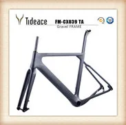 Best 2017 Tideace carbon bike frame 700C bicycle carbon road frameset with fork and PF30BB accessories V brake chinese carbon frames 25