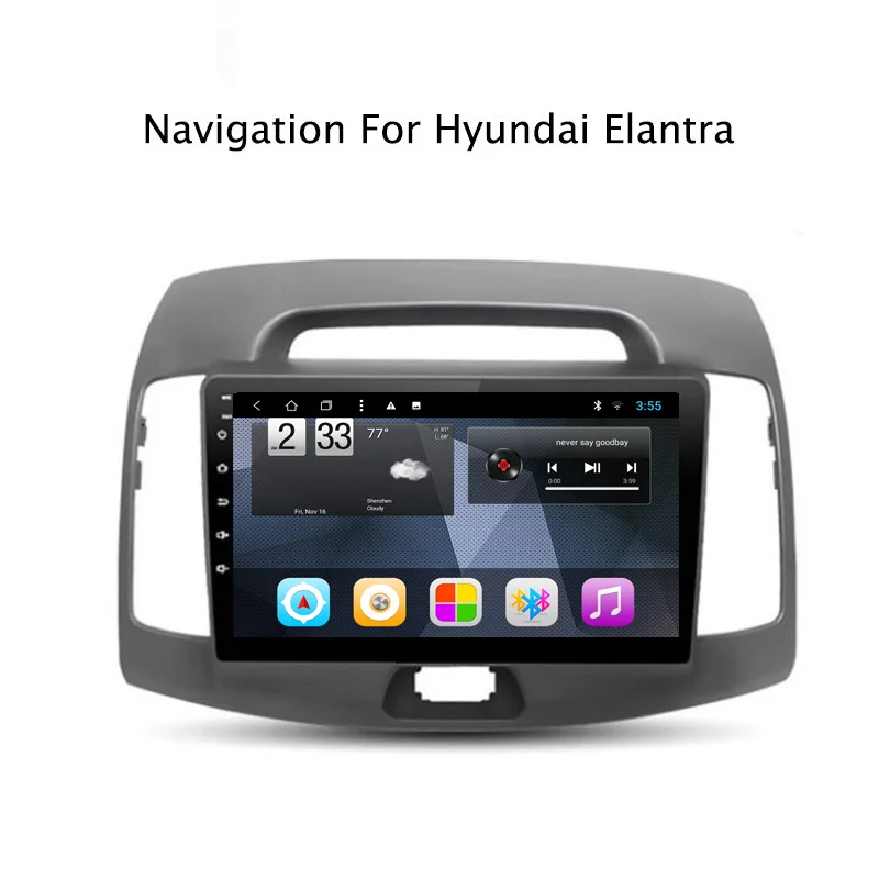 Navitopia четырехядерный Android 8 1 Автомобильная dvd-навигационная система для hyundai Elantra