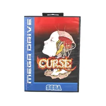 Curse 16 бит MD карта с розничной коробкой для Sega megadrive Видео игровой консоли системы