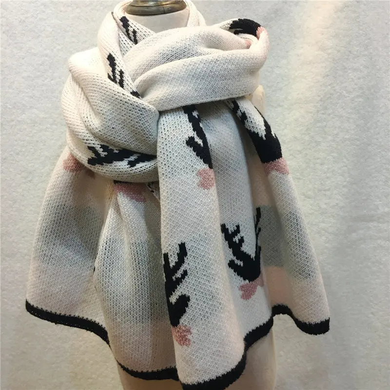 Sciarpa Invernale Scialle Lavorato a Maglia Pelliccia Rosso San Valentino Cape Pashmina Stole regali Caldo