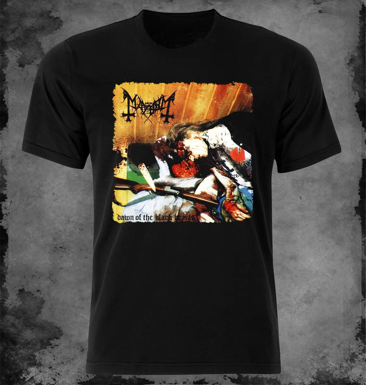 Mayhem-Dawn of the black футболка с сердечками XS-S-M-L-XL-XXL дешевые оптовые футболки 100% хлопок