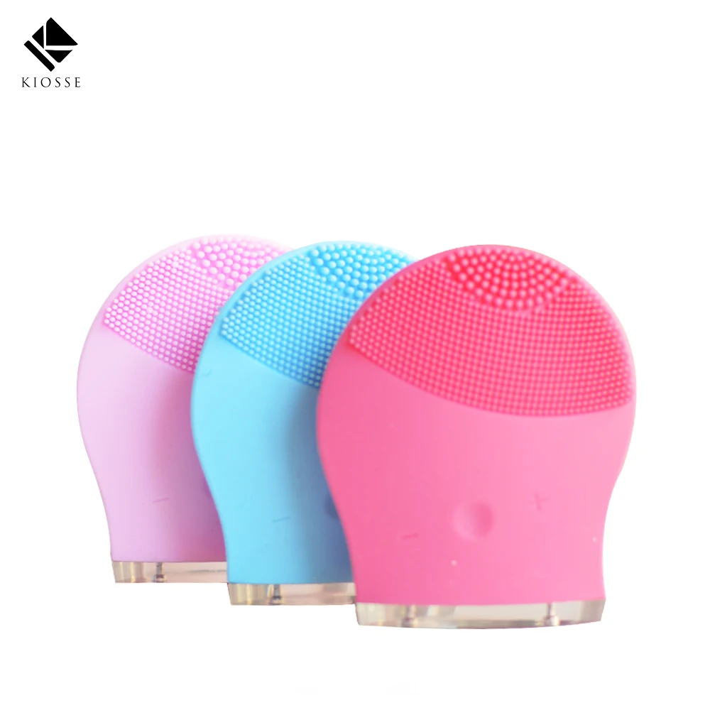 Electric Face Cleanser Vibrate Pore Clean Silicone Cleansing Brush