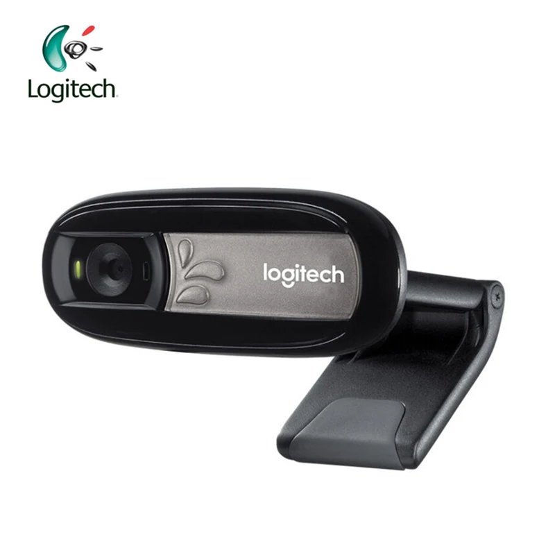 Logitech C170 веб камера с микрофоном plug and play Setup HD компьютер Камера USB 2.0 для ПК/ноутбука